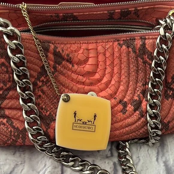 🔵LIKE NEW Henri Bendel Coral Snake Bag - Picture 2 of 13